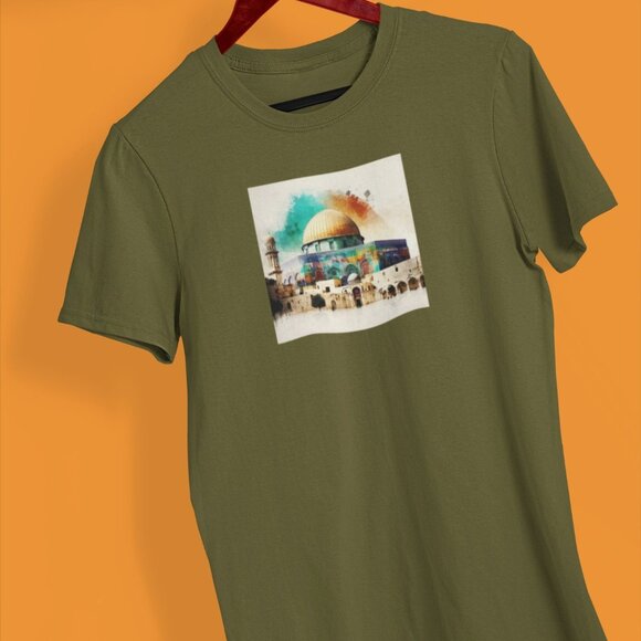 Multi color Ramadan Kareem Mosque Islamic Shirt | Ramadan Kareem T-shirt - Picture 3 of 10